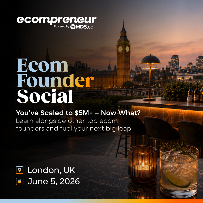 Cover art for #London Ecom Founder Social June 2026 — London, United Kingdom