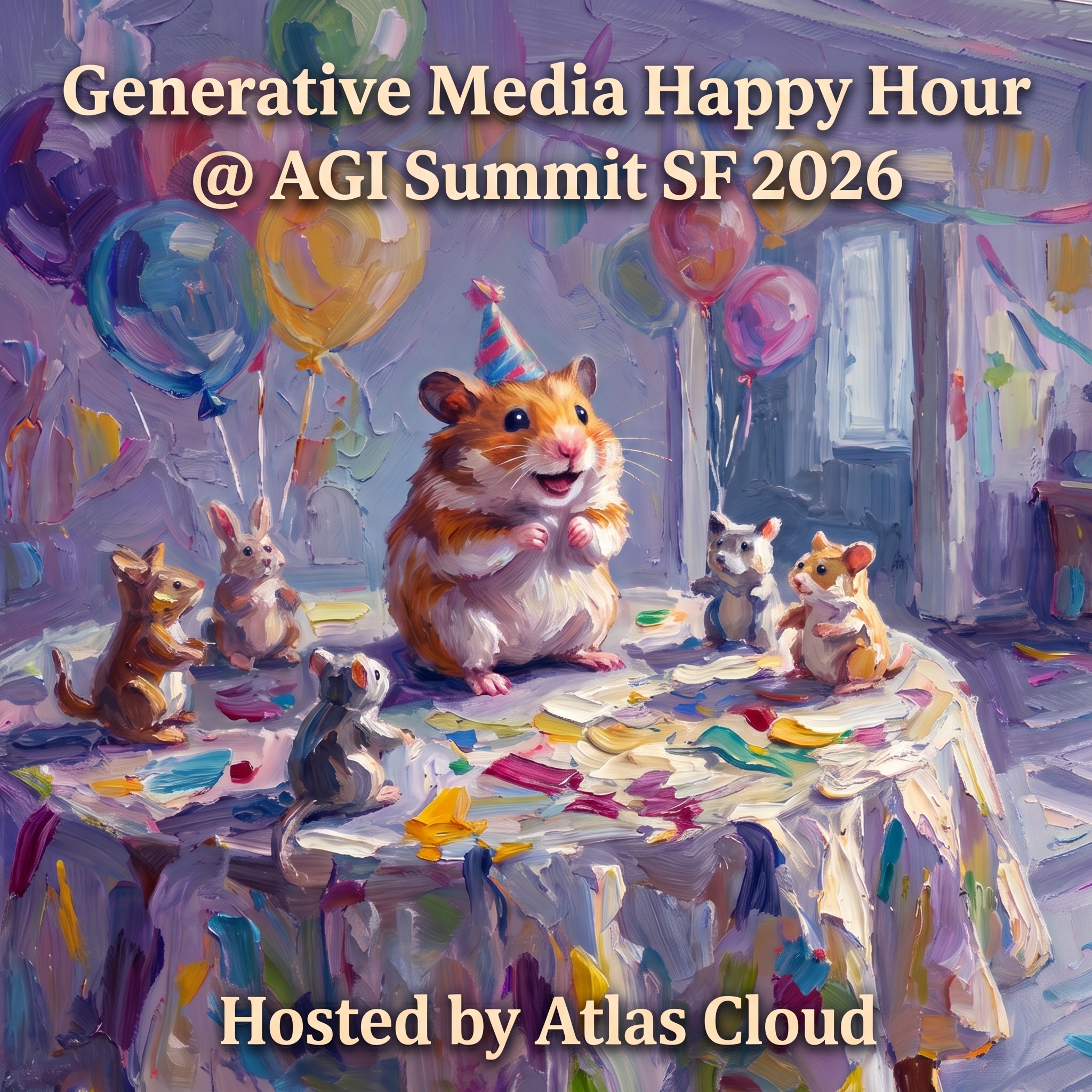 Generative Media Happy Hour — AGI Summit SF 2026