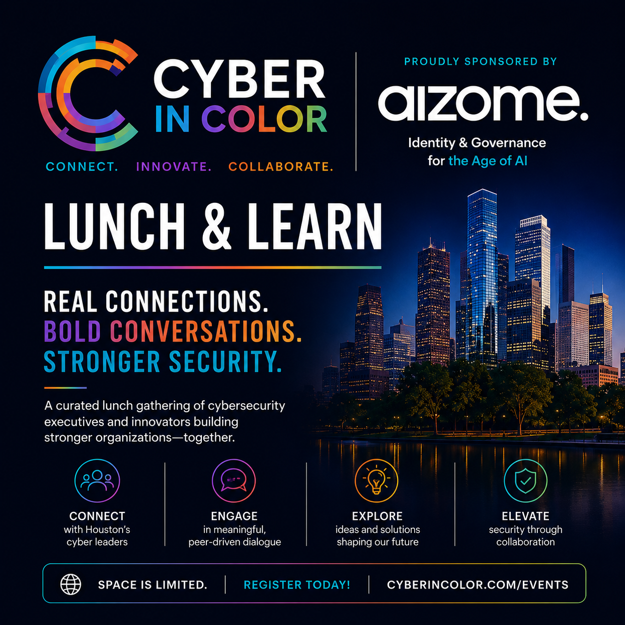 Almuerzo y Aprendizaje de Ciber en Color