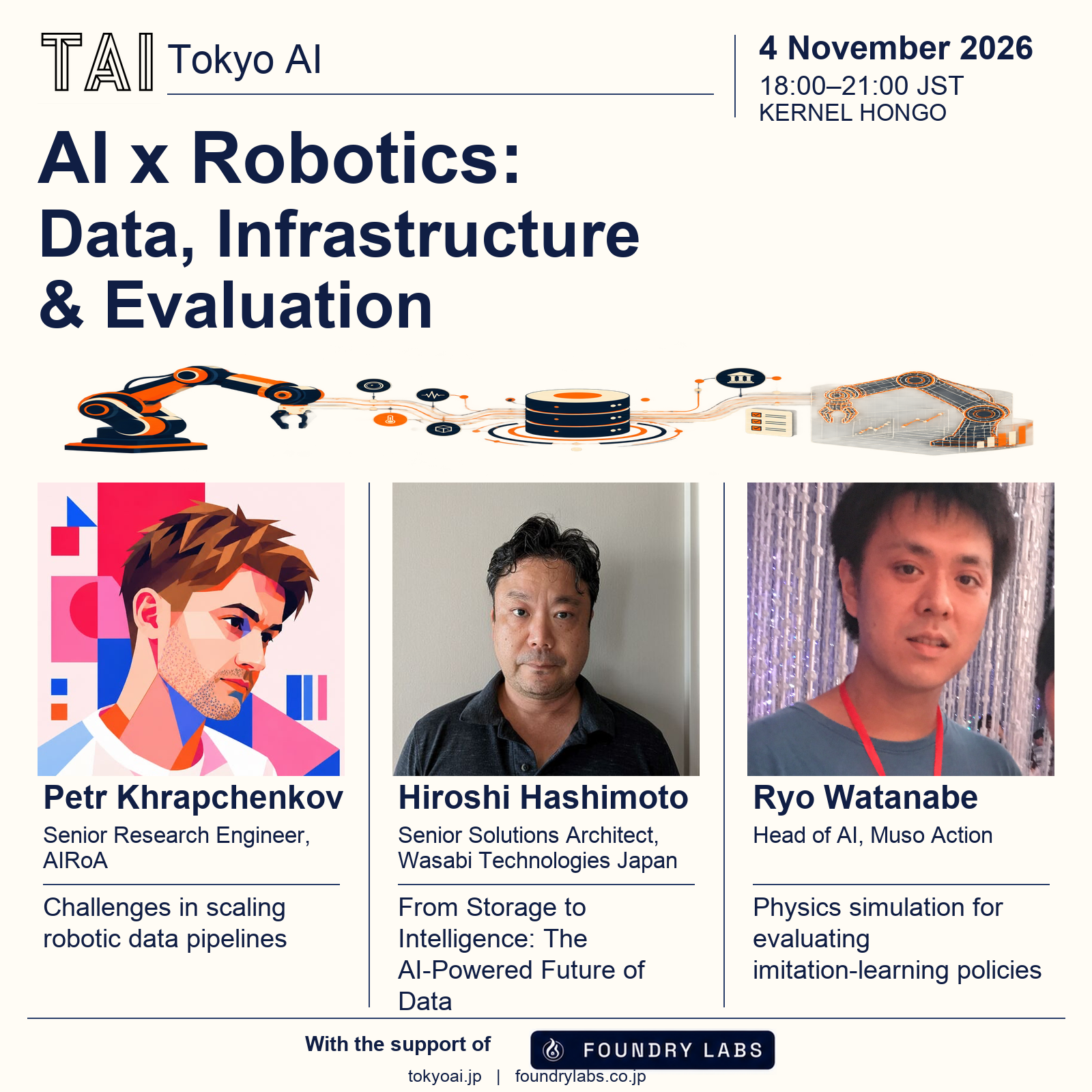 AI x Robotics: Data, Infrastructure & Evaluation