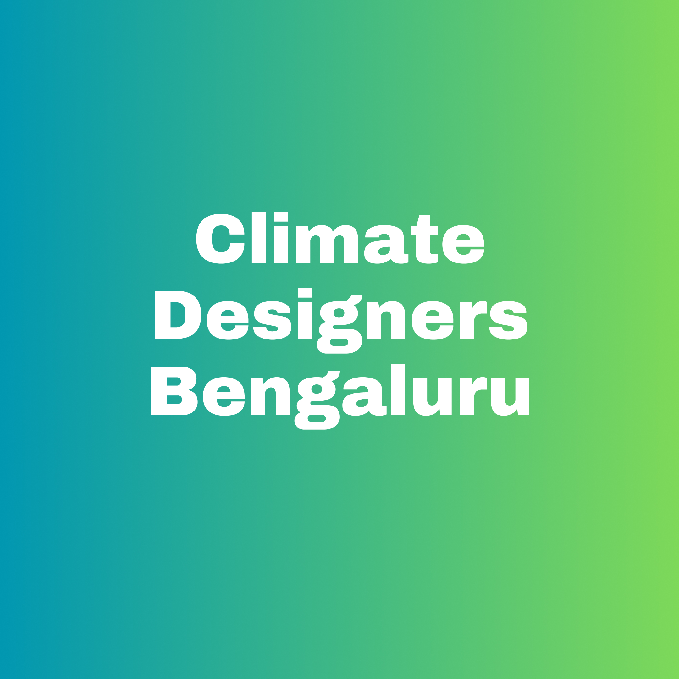 Climate Designers - Meet and Greet