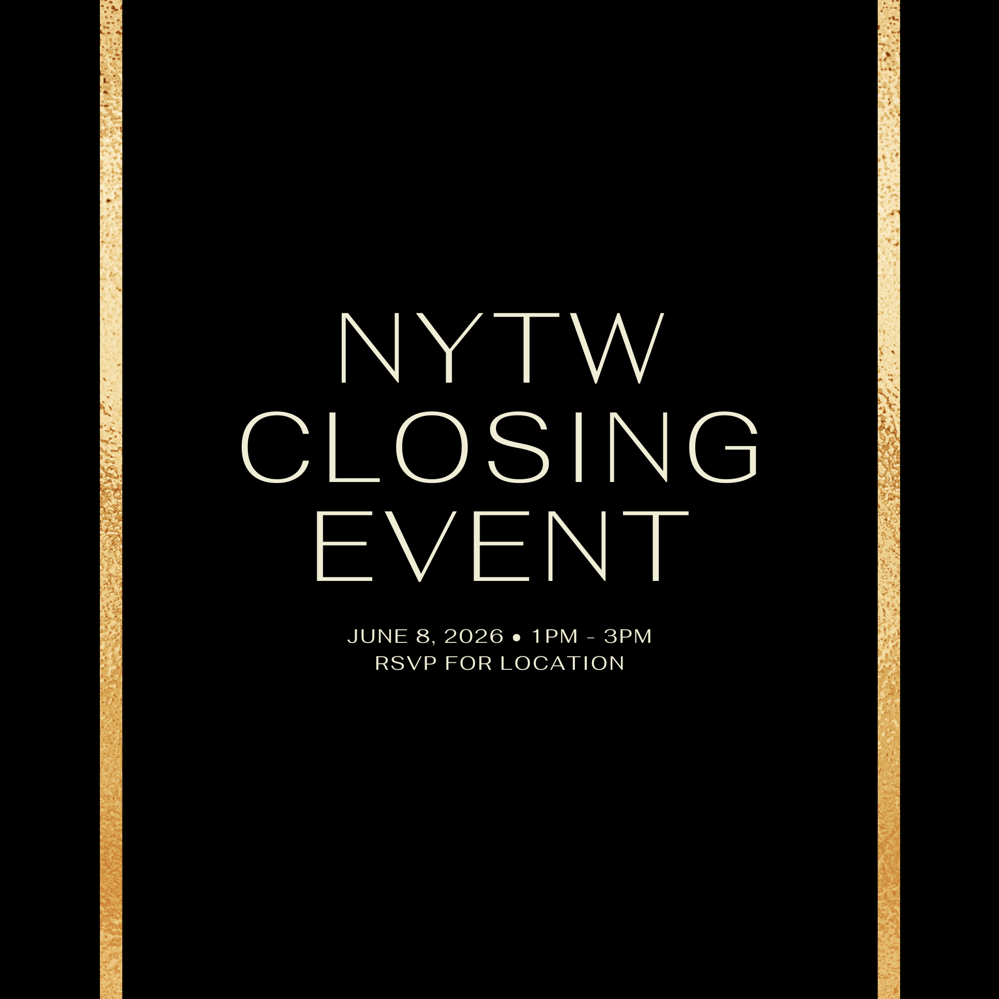 Cover art for #NYTW Closing Event — New York, NY