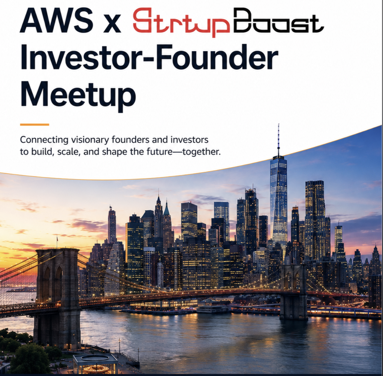 Cover art for #AWS x Strtupboost: Where Investors meet Frontier AI Founders — New York, NY