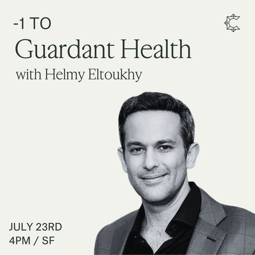 -1 to Guardant Health with Helmy Eltoukhy