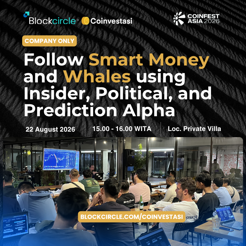 INSTITUTIONAL CRYPTO TRADING WORKSHOP: Follow Smart Money & Whales using Insider, Political, and Prediction Alpha | Coinfest 2026