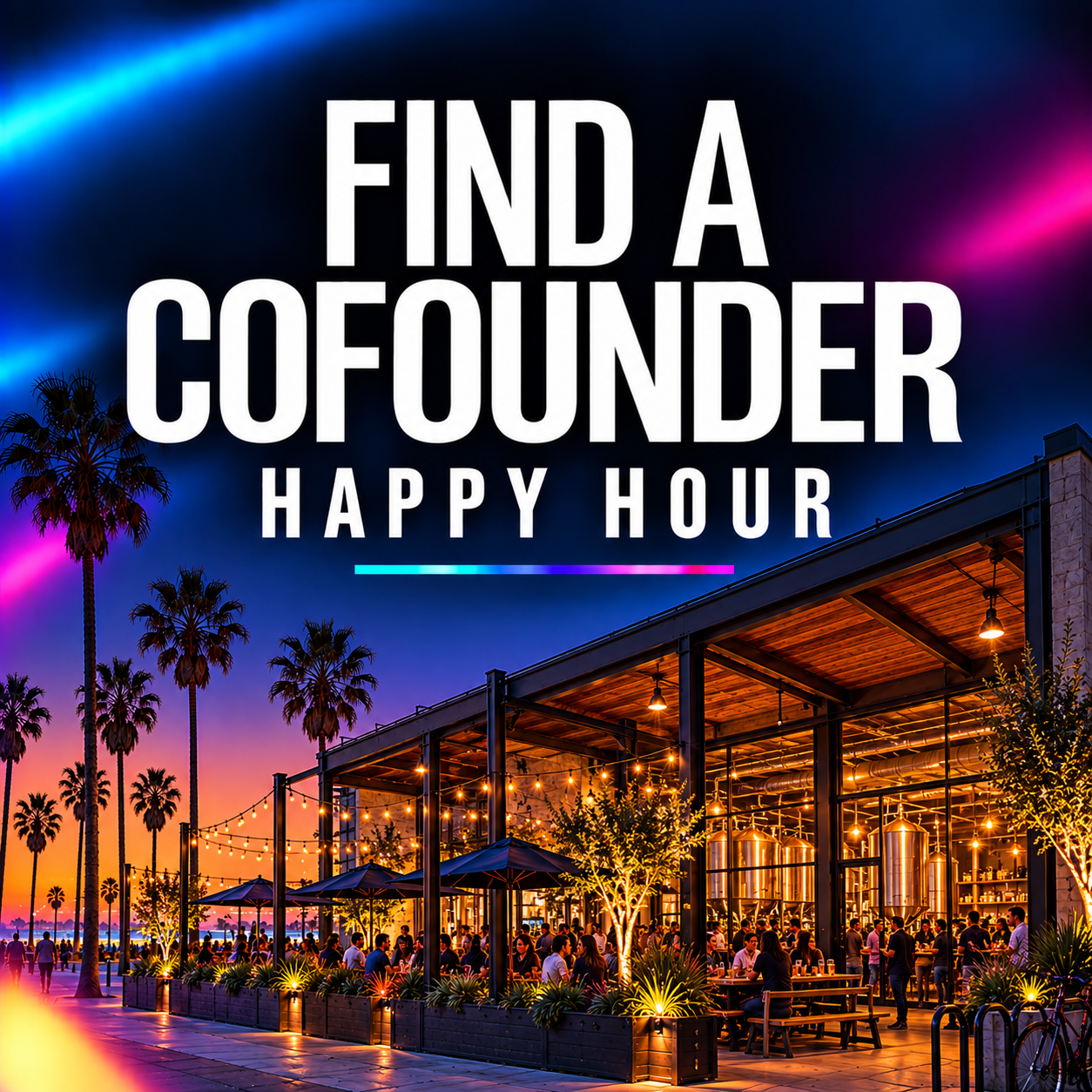 Find a Cofounder Happy Hour: Founders + Tech Professionals