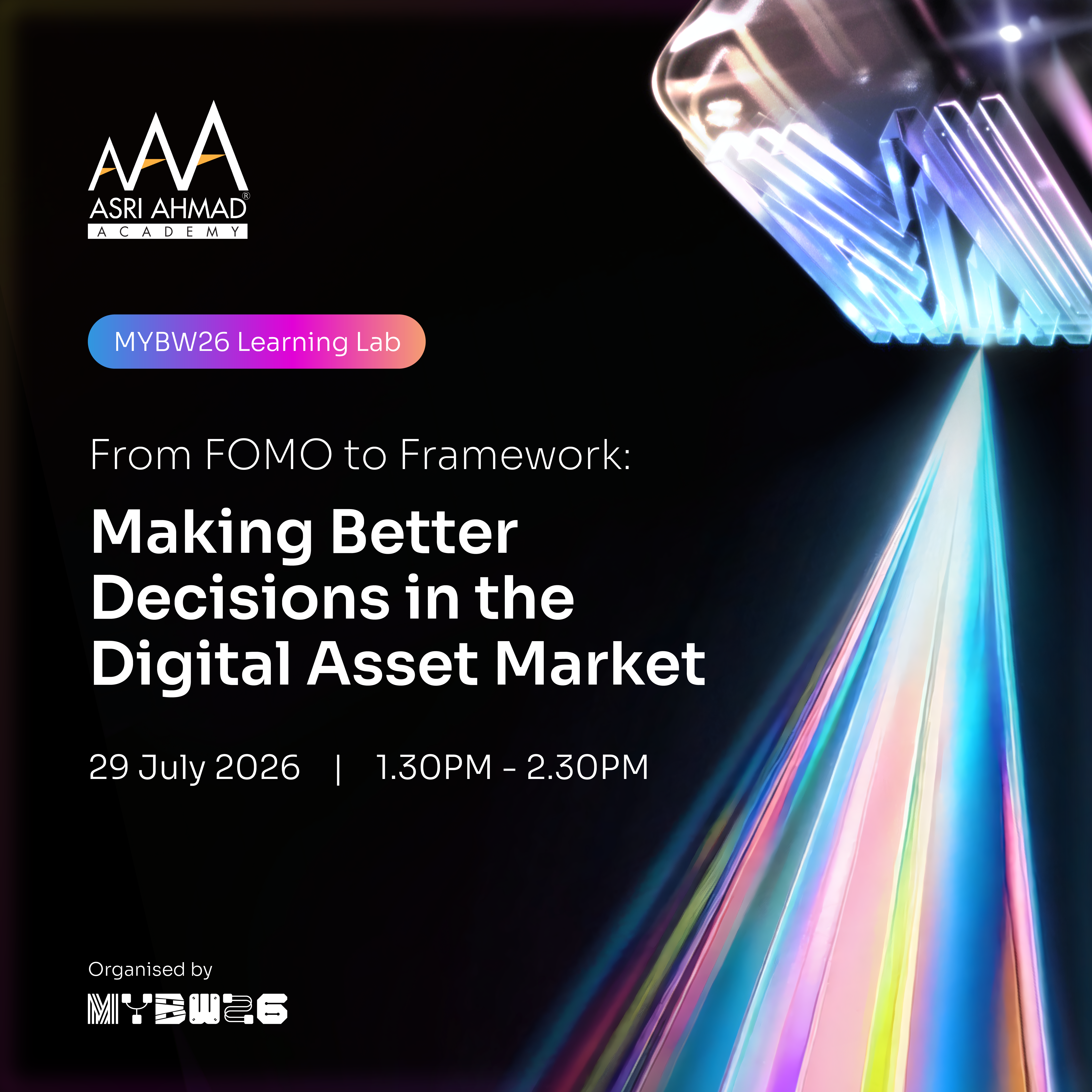 [MYBW26 Learning Lab] From FOMO to Framework: Making Better Decisions in the Digital Asset Market — by Asri Ahmad Academy (AAA)