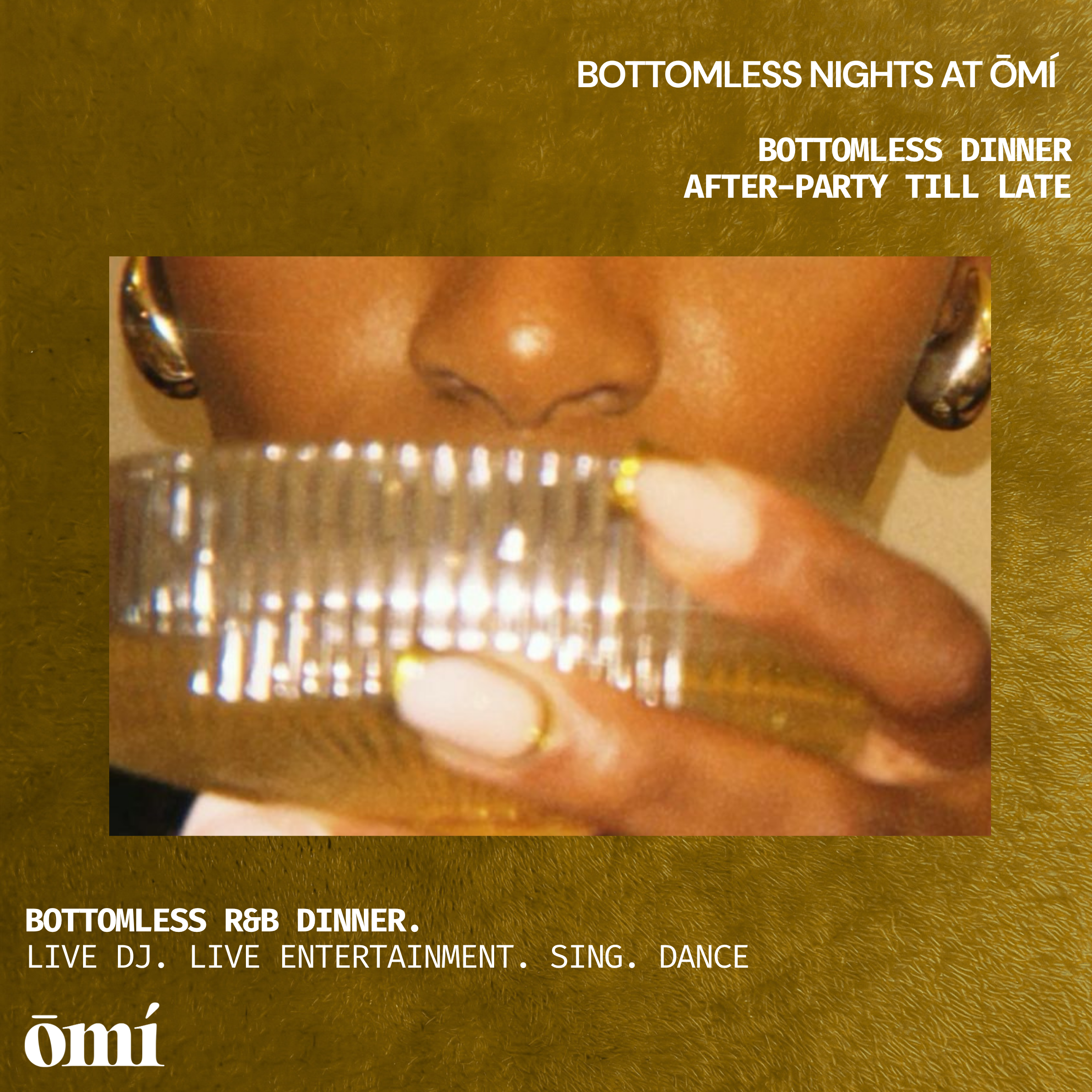 Cover art for #Bottomless Nights At ŌMÍ — 52 Wells St