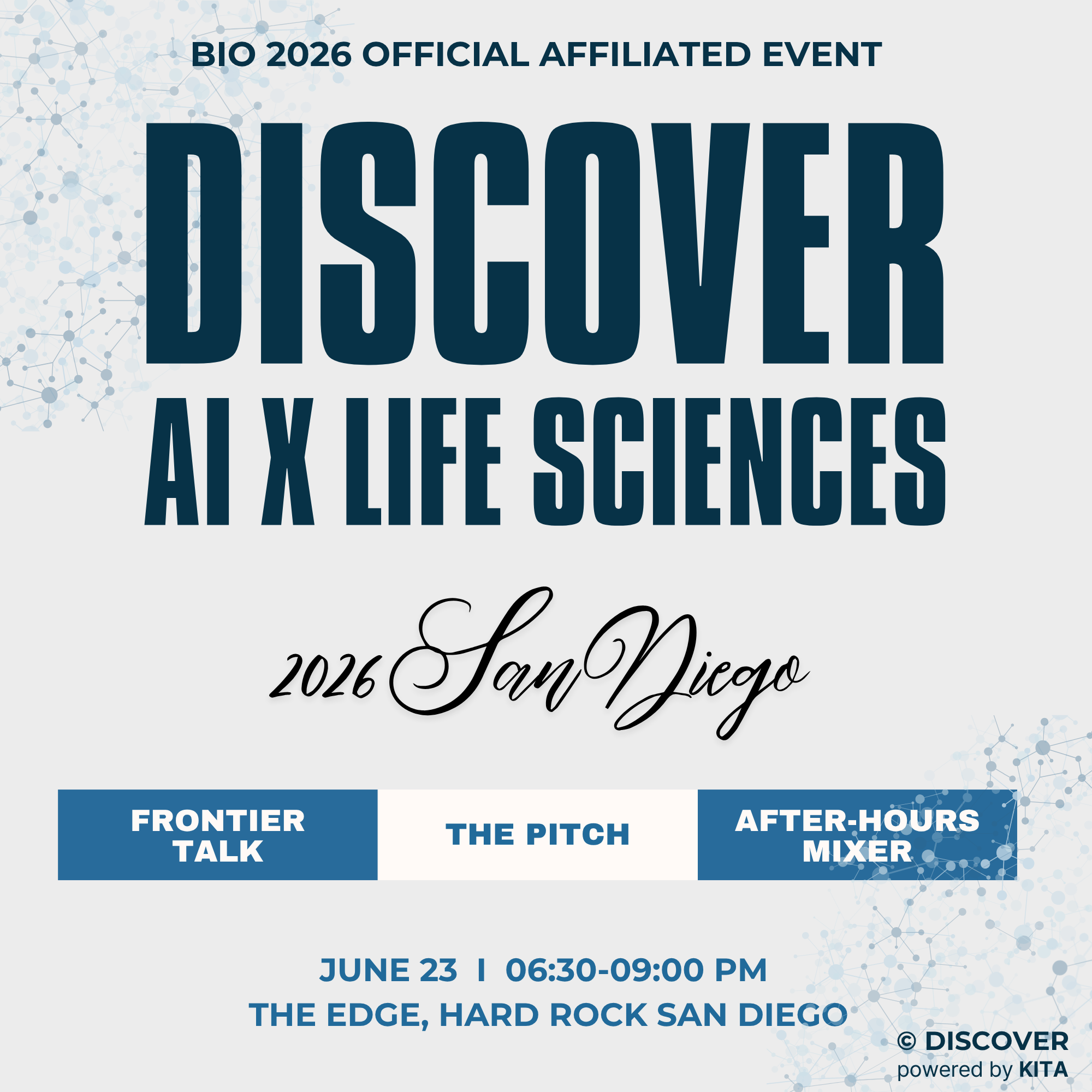DISCOVER AI X LIFE SCIENCES (BIO 2026 San Diego)