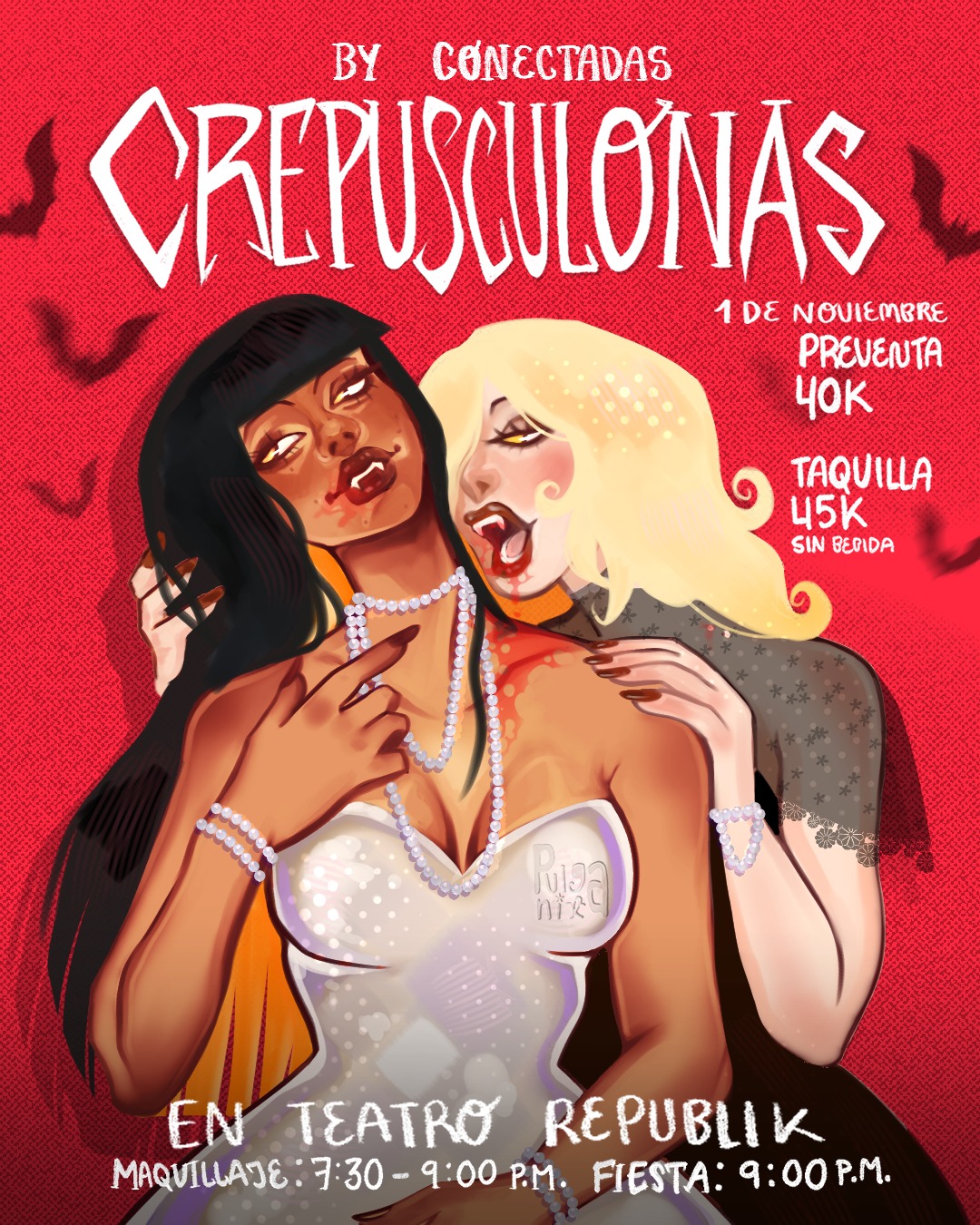Fiesta de Halloween | Noche de Vampiras 🦇🩸