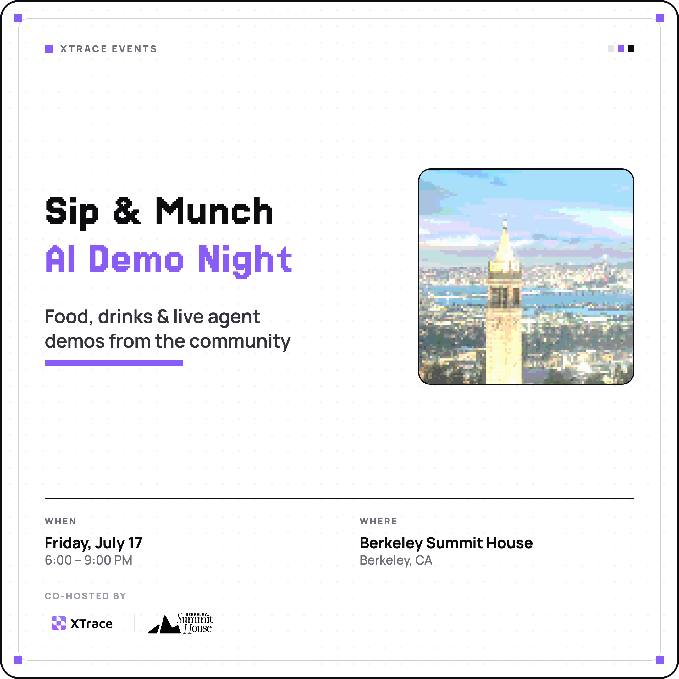 Sip & Munch AI Demo Night