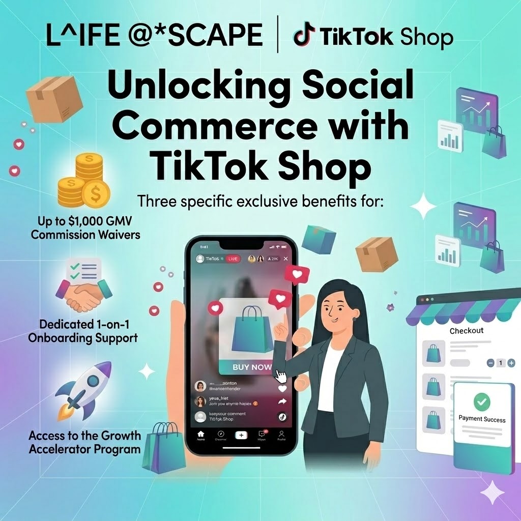 Cover art for #Unlocking Social Commerce with TikTok Shop — L^IFE
