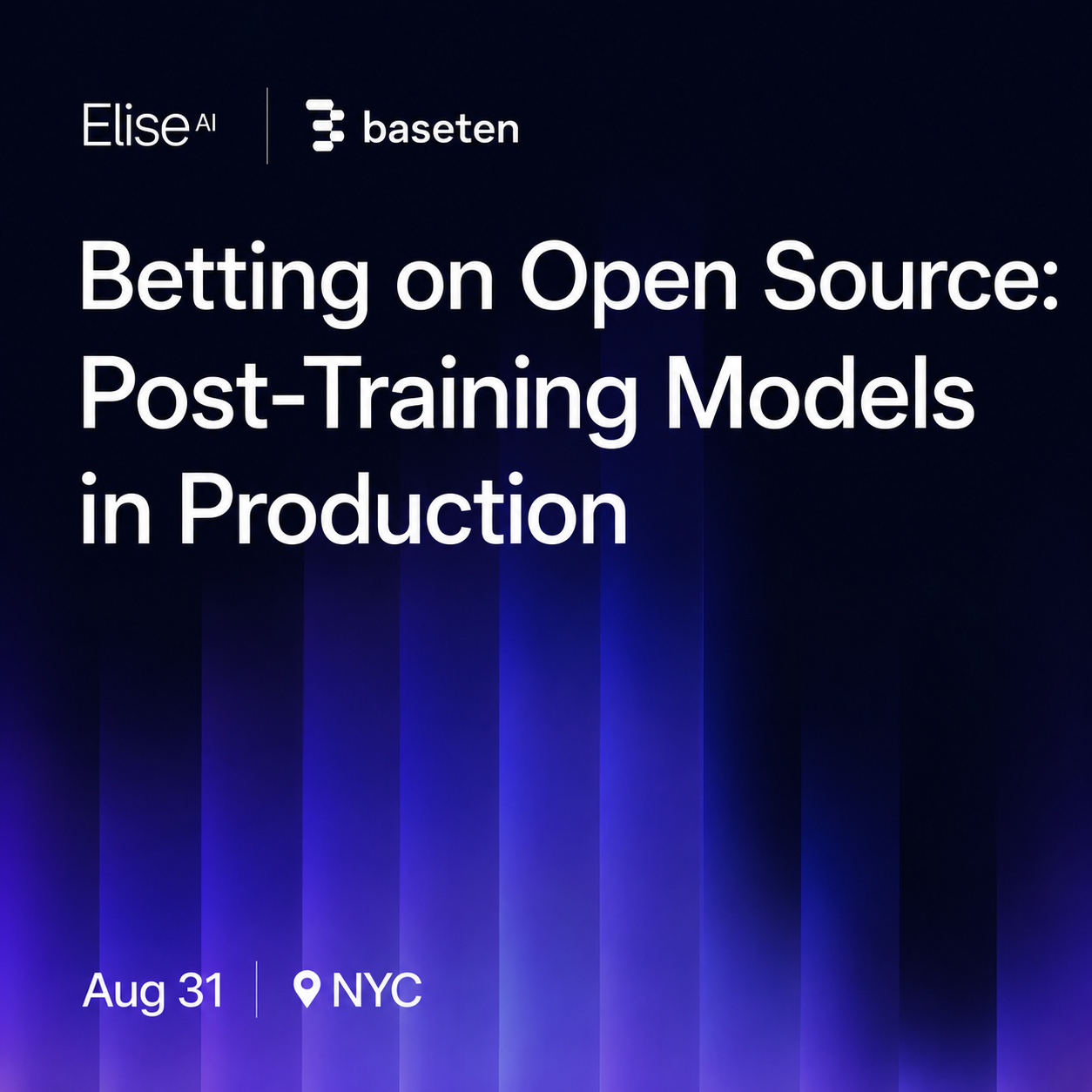 Betting on Open Source: Post-Training Models in Production with EliseAI & Baseten