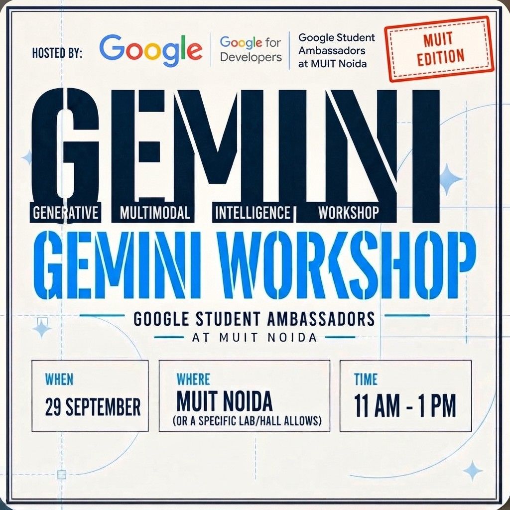 GEMINI WORKSHOP MUIT Event