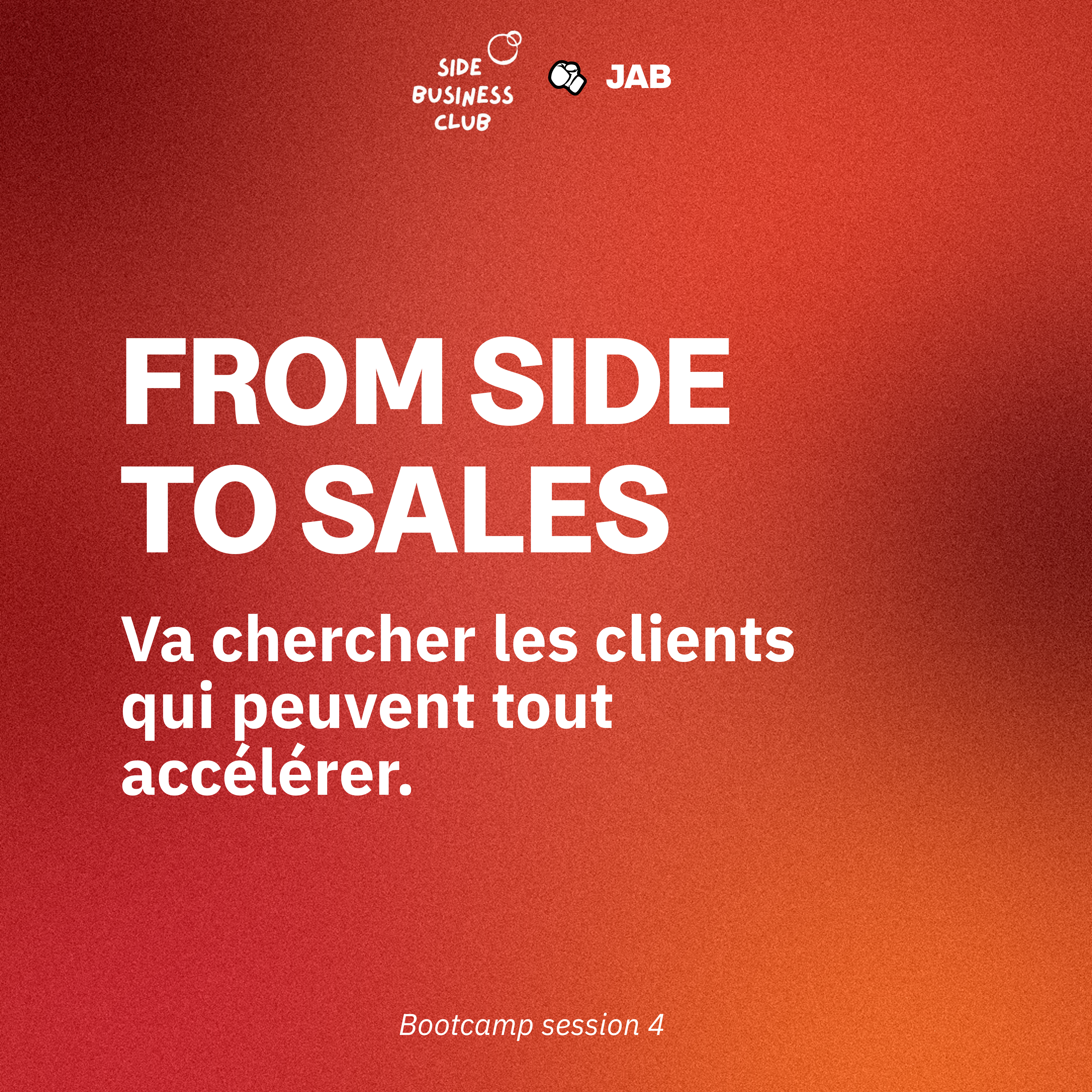 FROM SIDE TO SALES