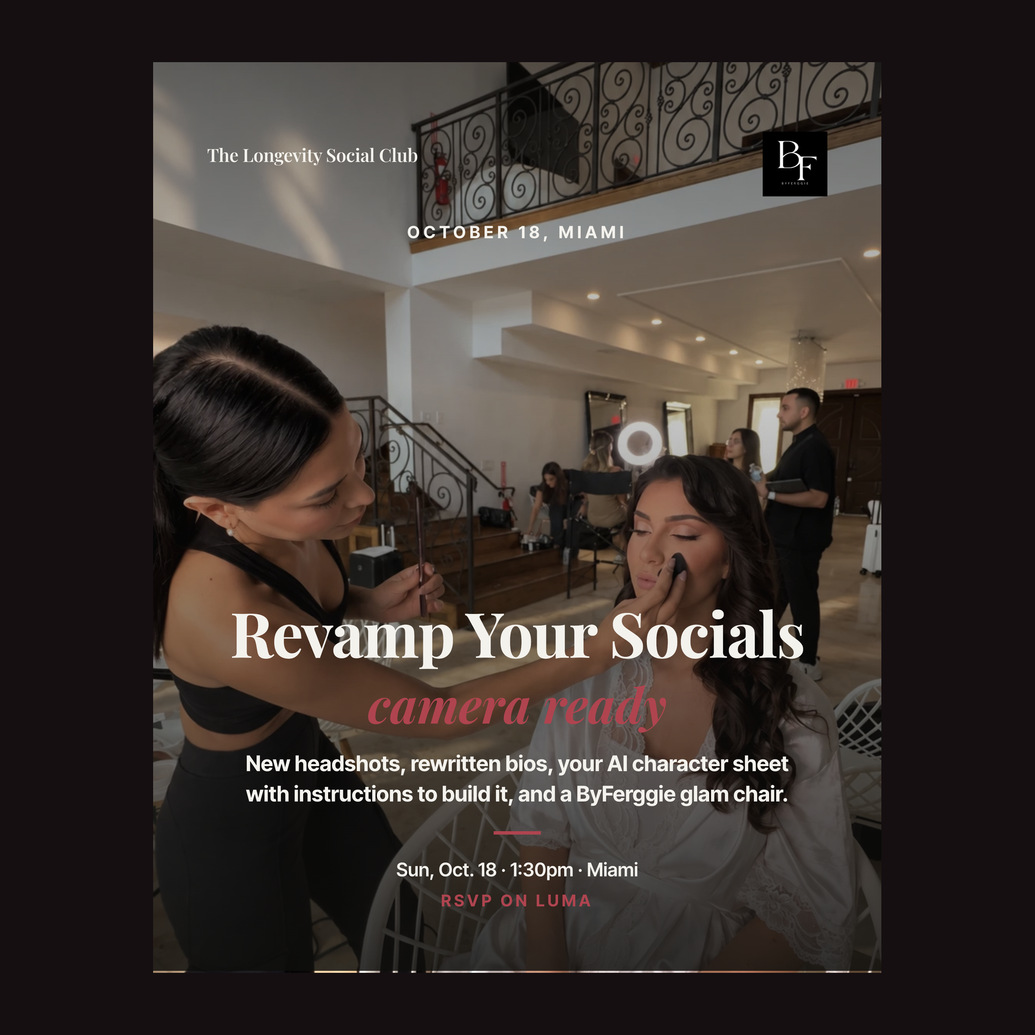 Revamp your social: new headshots, better bios · Female Founders in Miami
