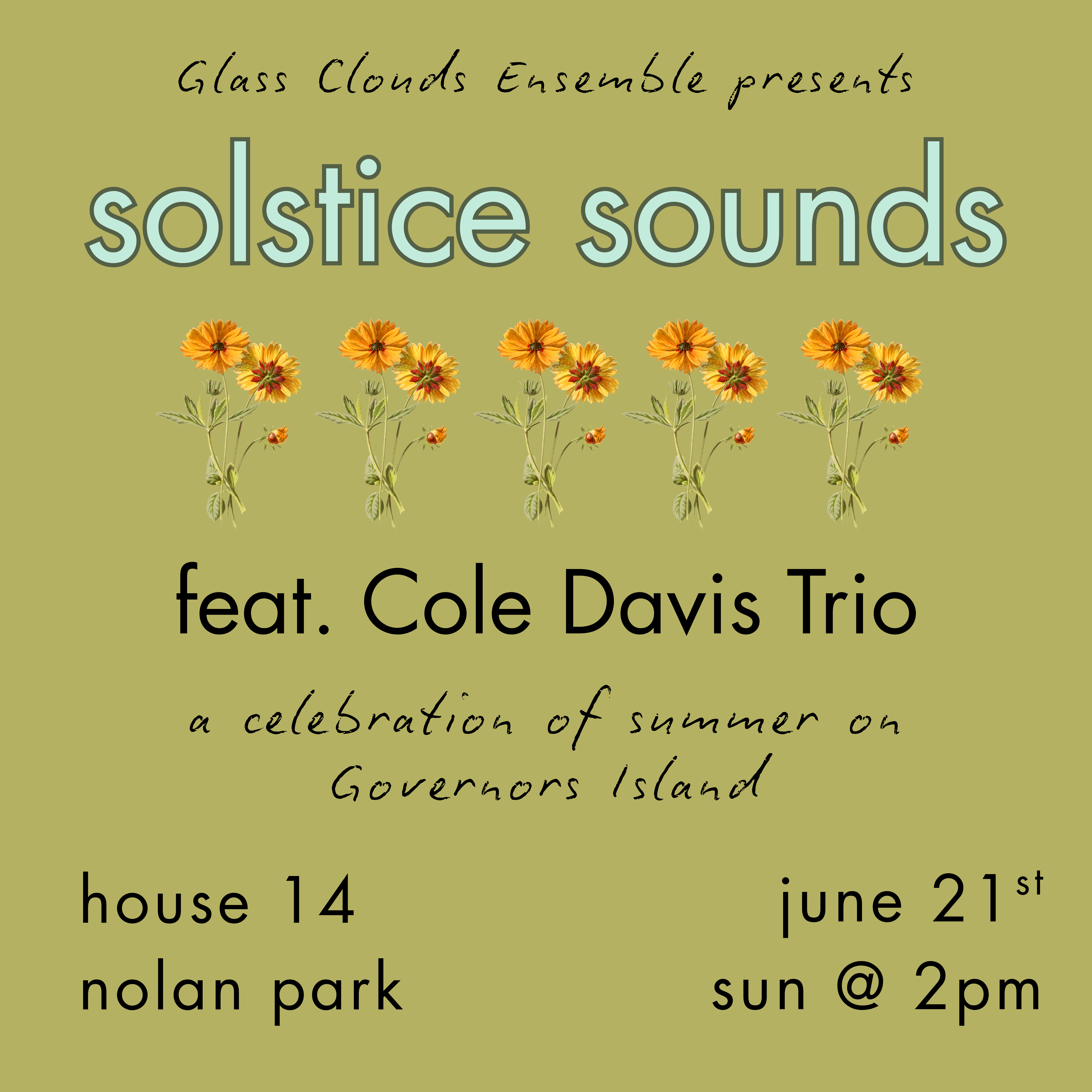 Cover art for #solstice sounds: summer jazz on Governors Island — 14 Governors Is
