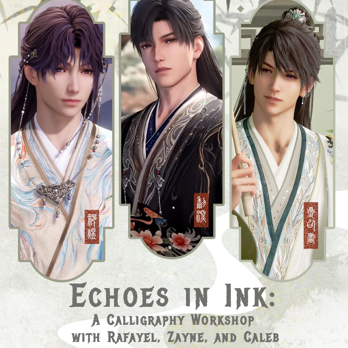 Cover art for #Echoes In Ink: Calligraphy Workshop — Flowing Space Tea House