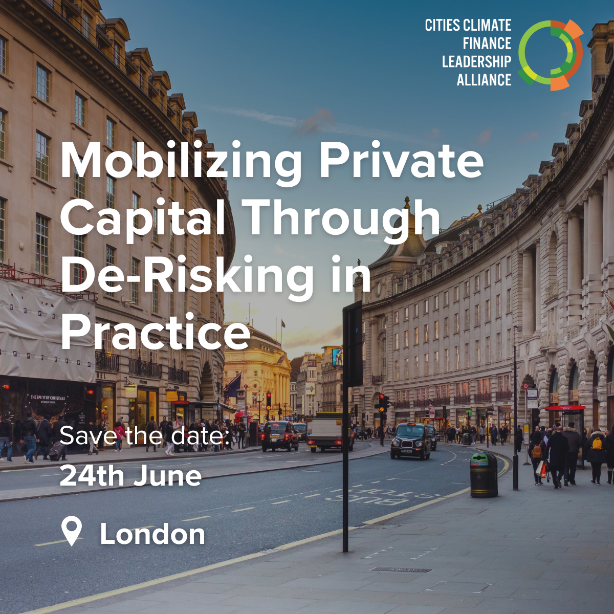 Cover art for #Mobilizing Private Capital Through De-Risking in Practice — London, United Kingdom