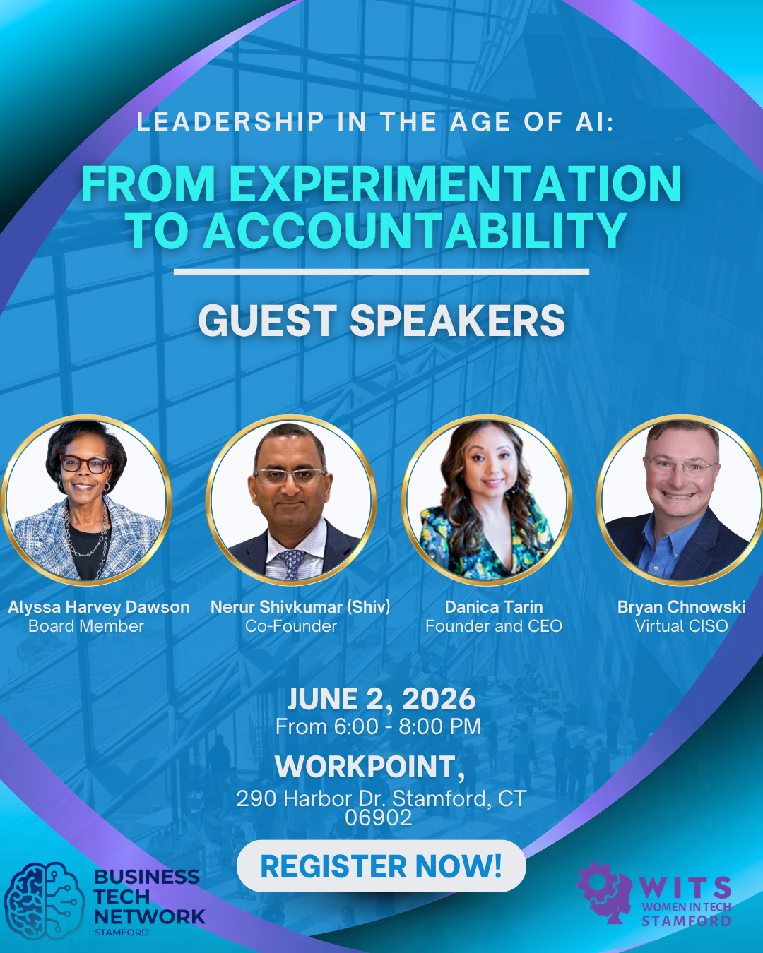 Cover art for #Leadership in the Age of AI: From Experimentation to Accountability — Workpoint - Stamford