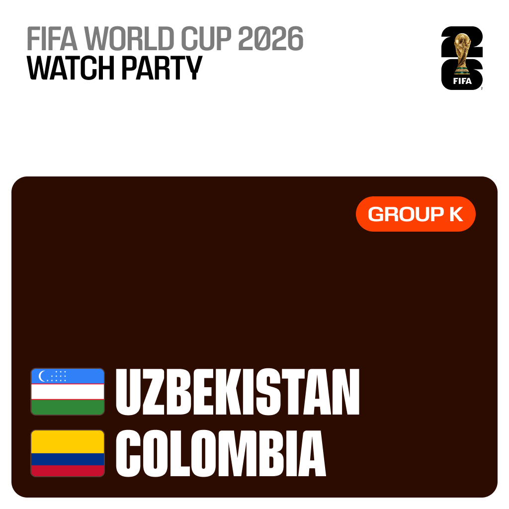 Colombia vs. Uzbekistan: Founders Watch Party