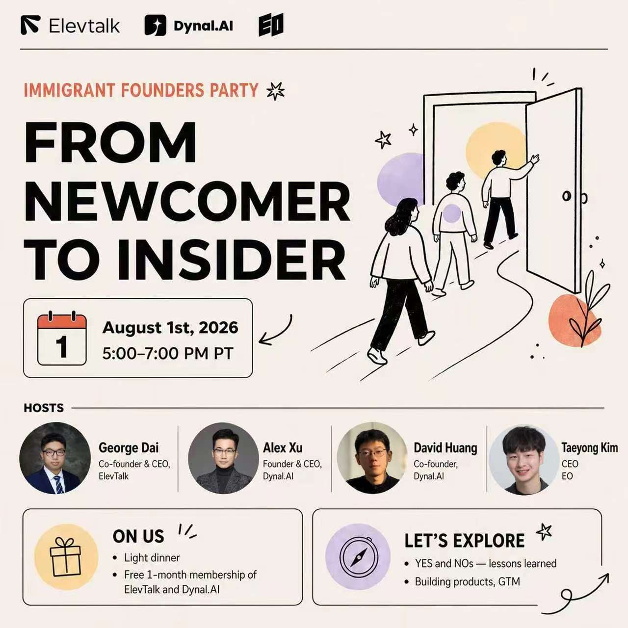 From Newcomer to Insider - Immigrant Founders Party