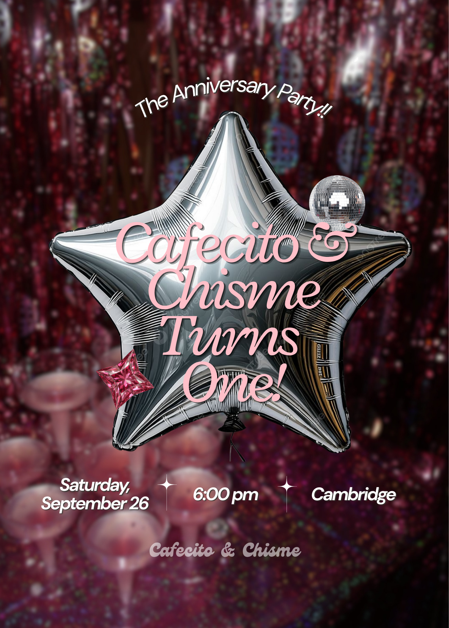 Cafecito & Chisme: The Anniversary Party 🎉