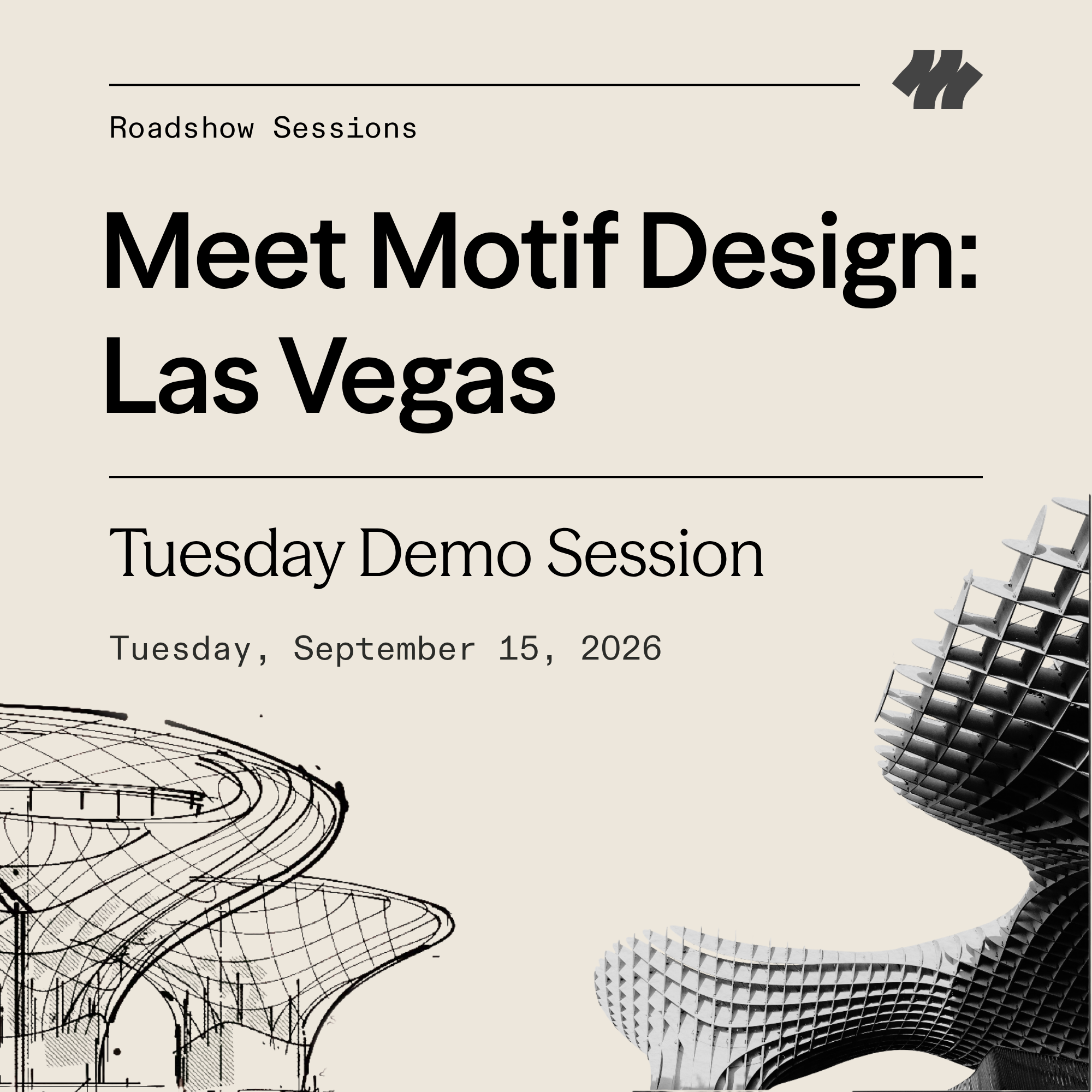 Session de démonstration de design Motif : Las Vegas Mar 15 Sep