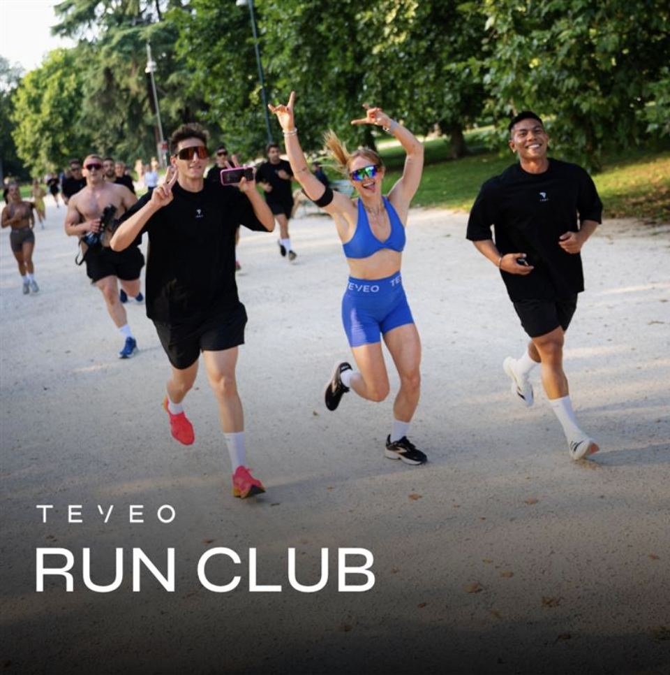 The Crew Anzio & coach Giuseppe Santamaria x TEVEO RUN CLUB