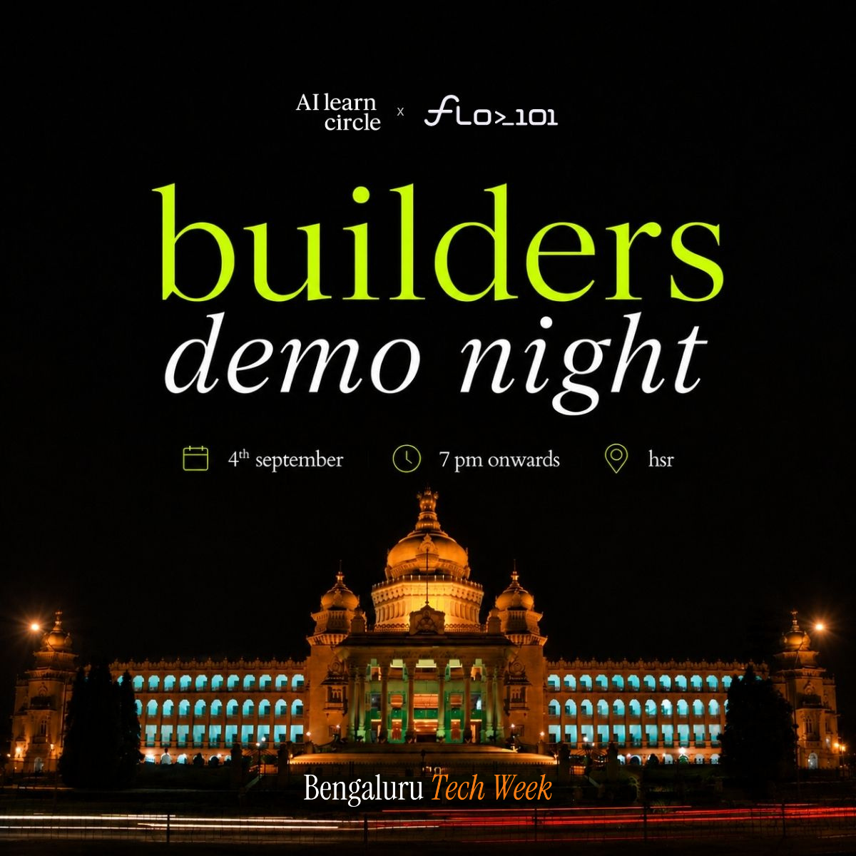 Builders demo night : September Edition