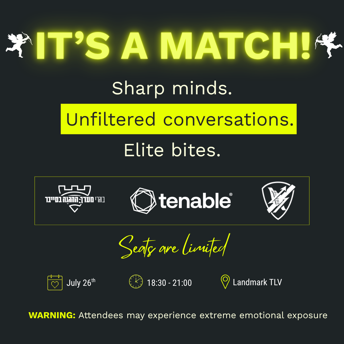 It's a match! | ICDA x Tenable | Tu BeAV & Cyber Meetup