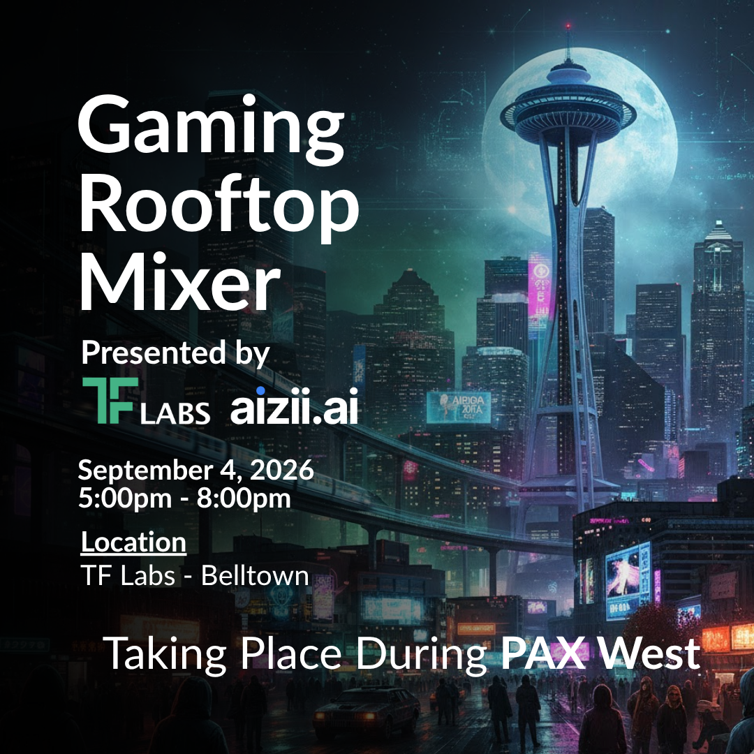 Gaming Rooftop Mixer during PAX West | TF Labs & Aizii.ai