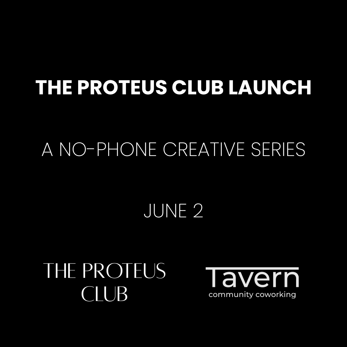 Cover art for #The Proteus Club Launch Party — Amelia's