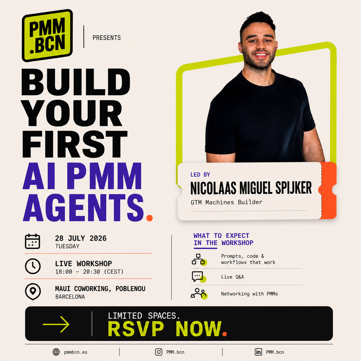 PMM.bcn: Coworking Day + AI PMM Agents Workshop