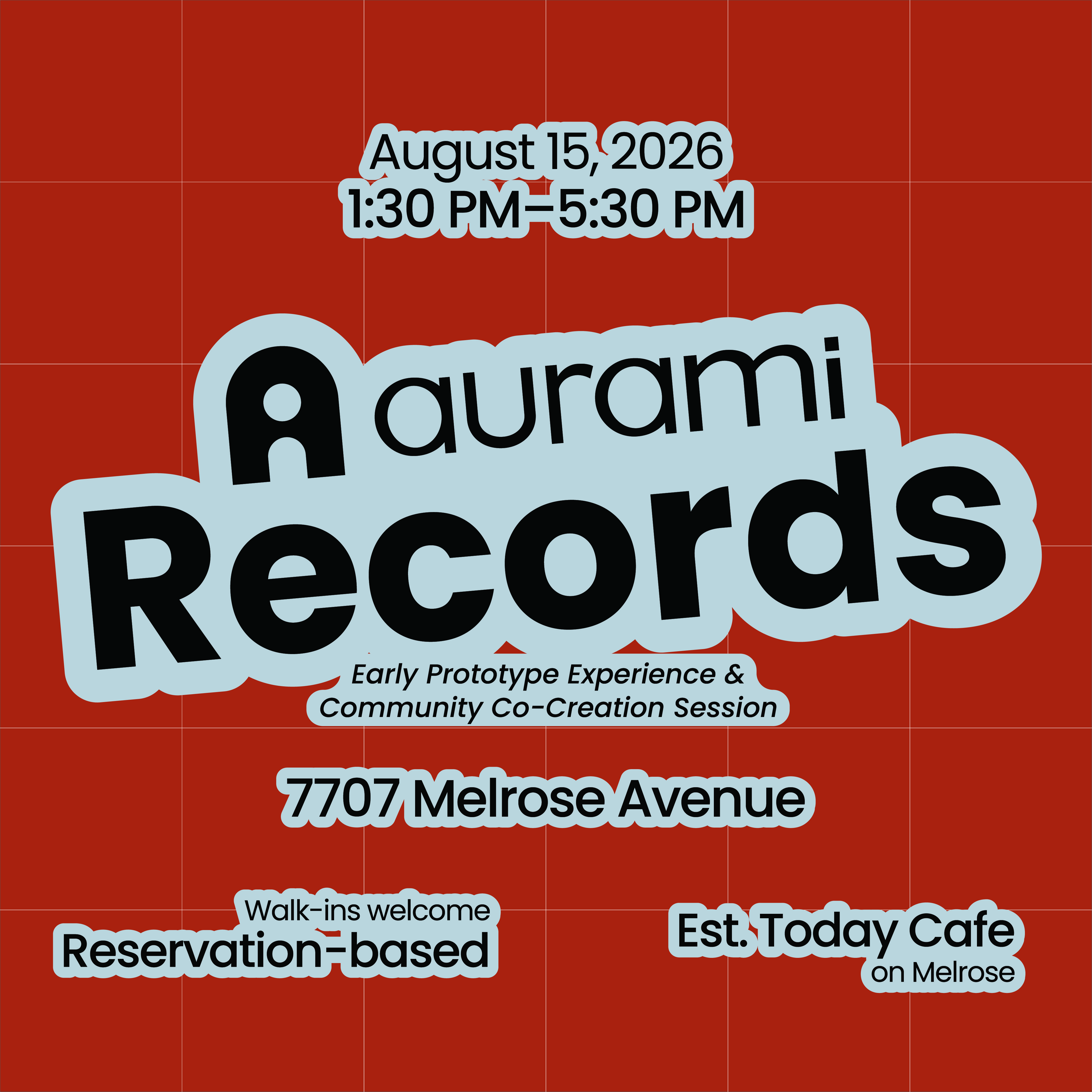 Aurami Records : Une expérience prototype précoce et une session de co-création communautaire