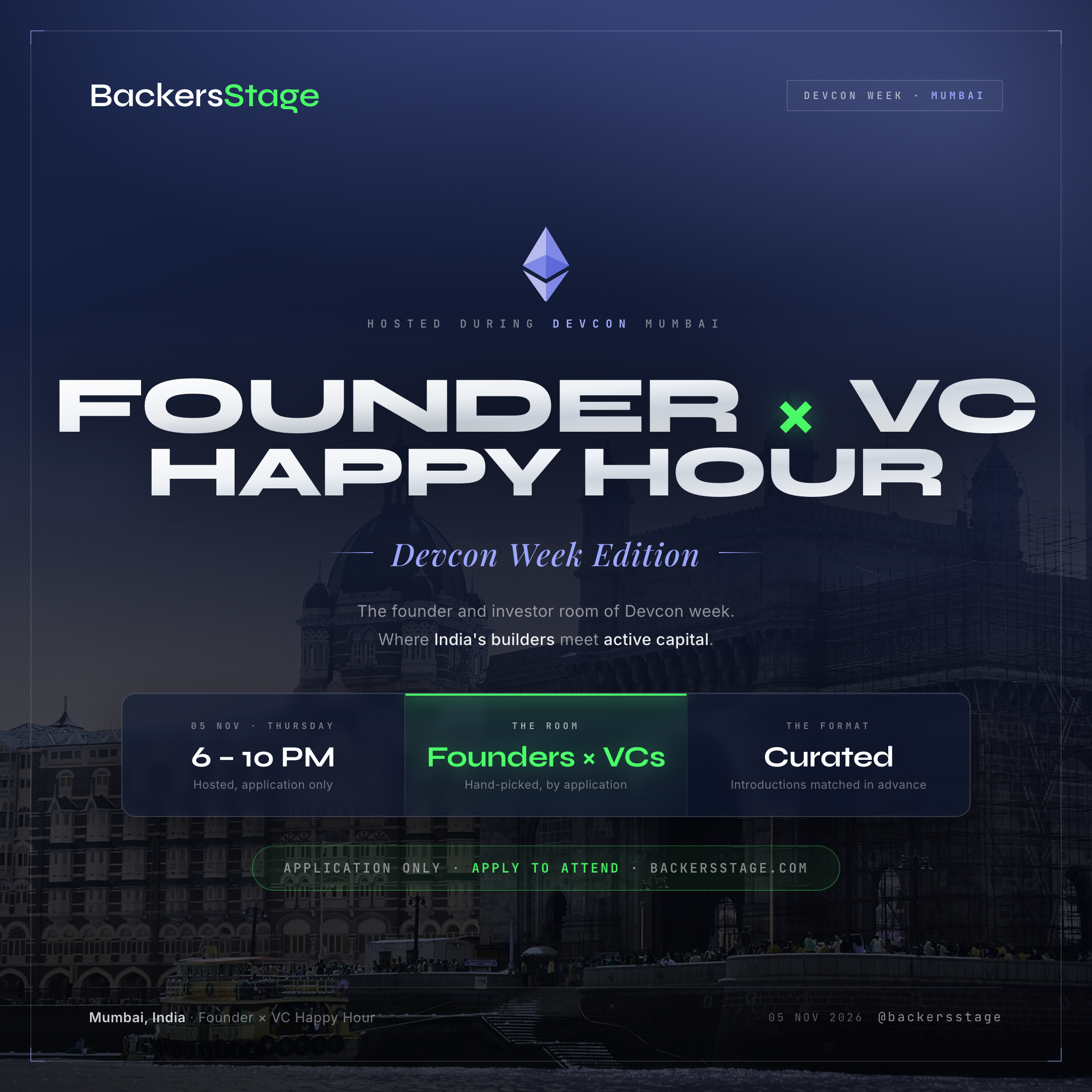 Founder x VC Happy Hour @ DEVCON 8