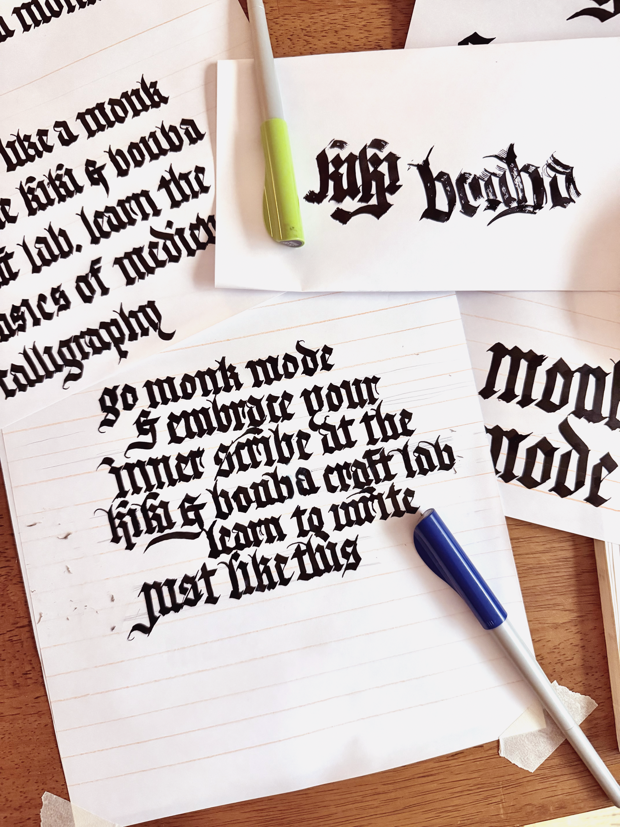 Cover art for #Medieval Gothic Calligraphy Workshop — 1027 Grand St