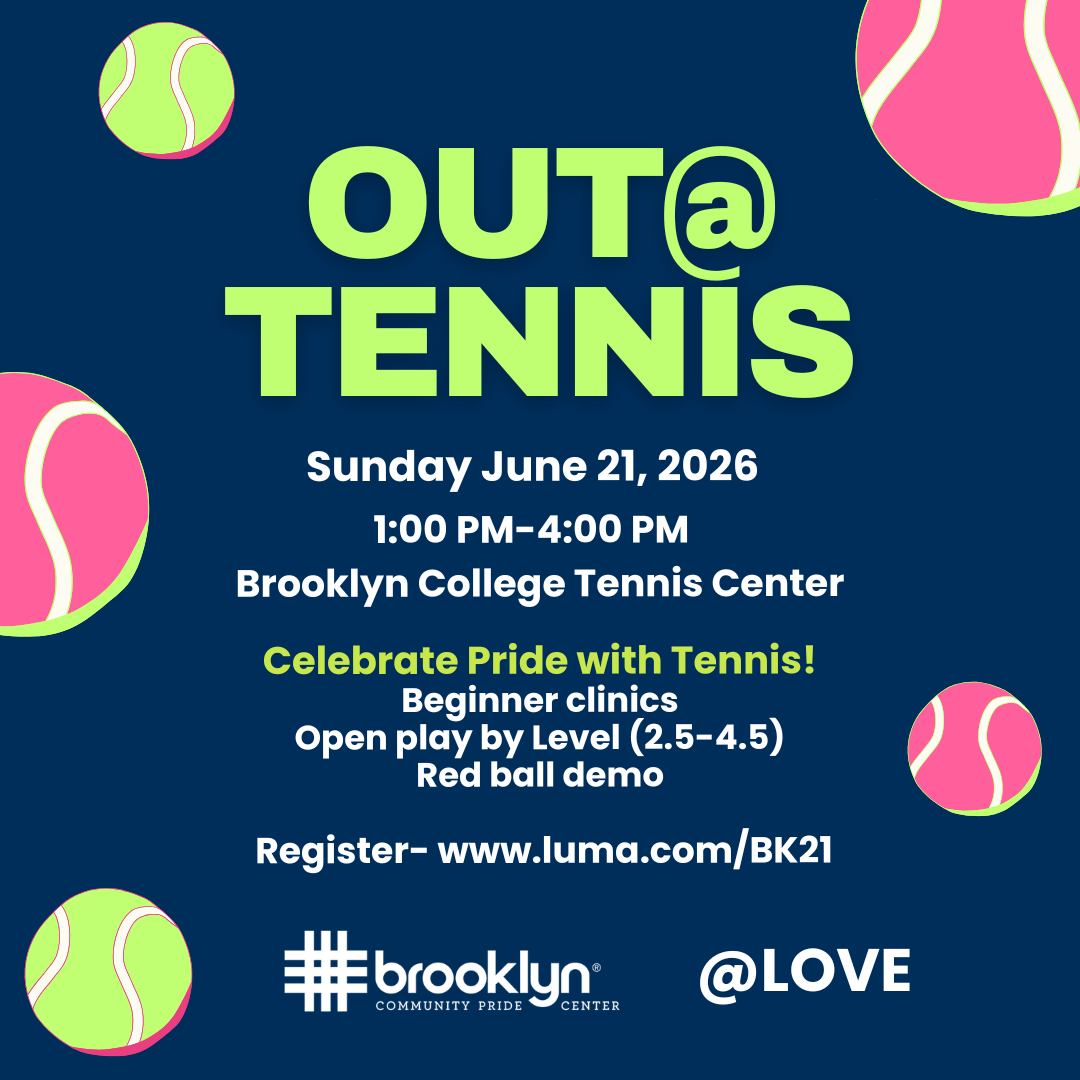 Cover art for #Out@Tennis! — Brooklyn College