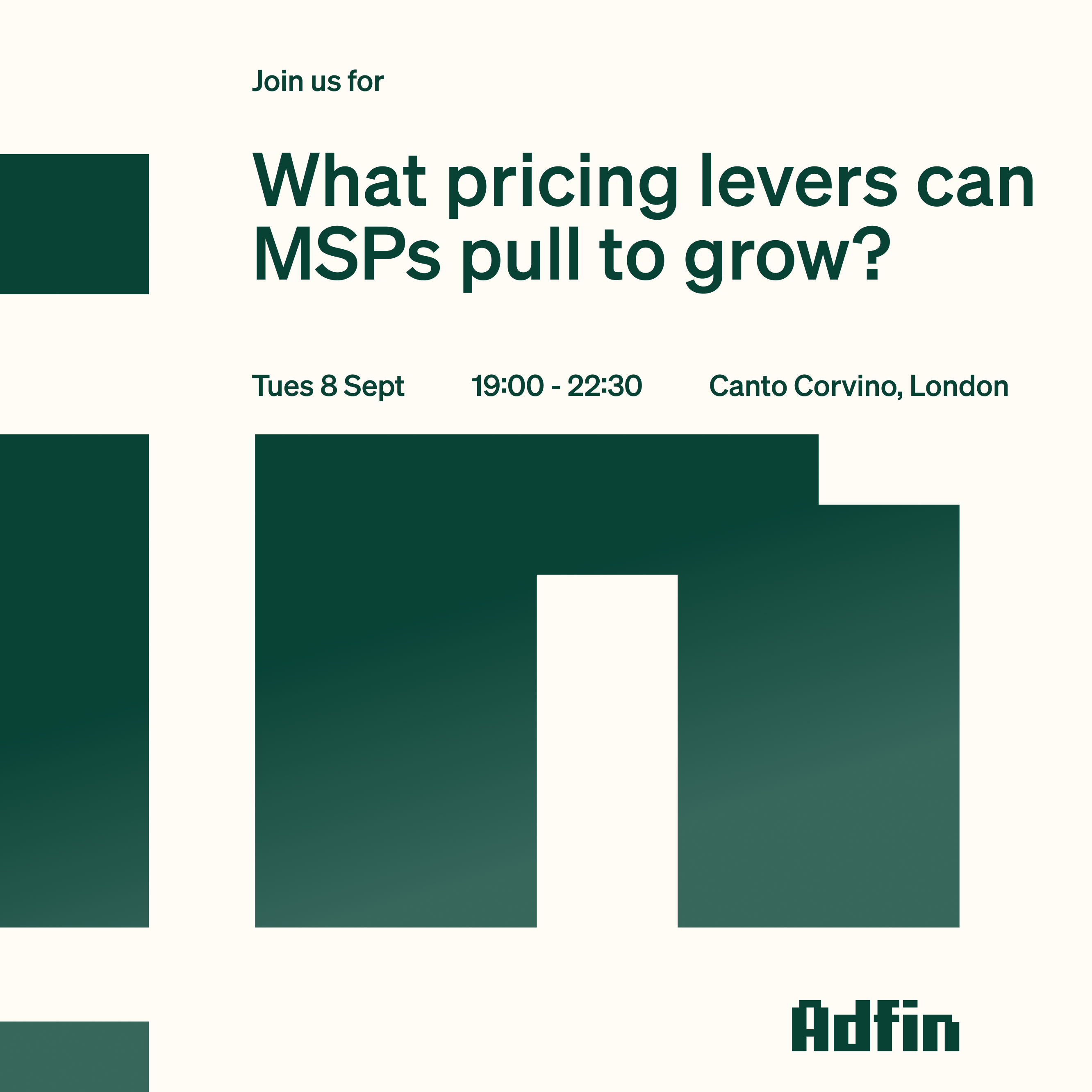 What pricing levers can MSPs pull to grow? | Pre-MSS Dinner