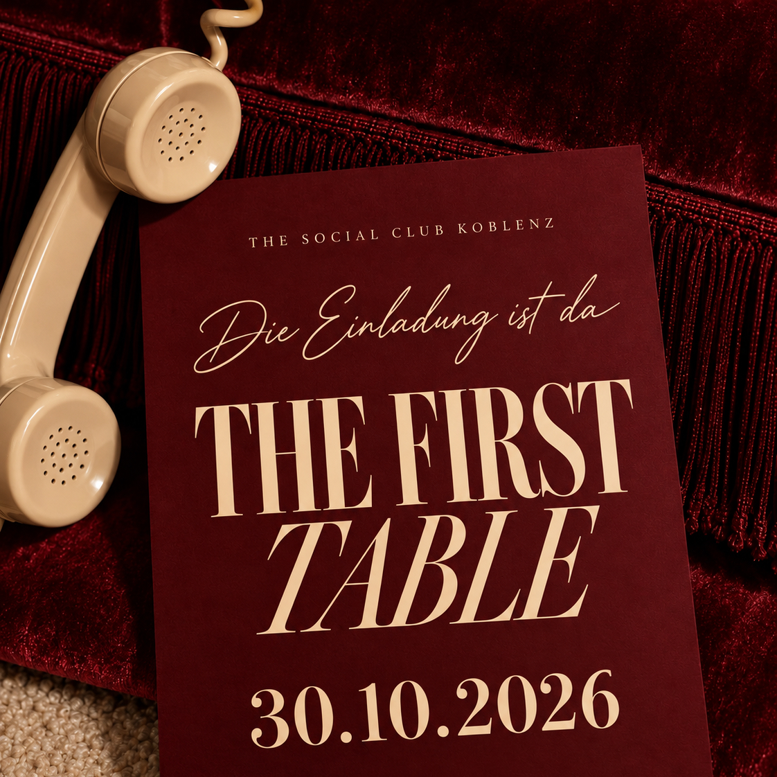 THE FIRST TABLE