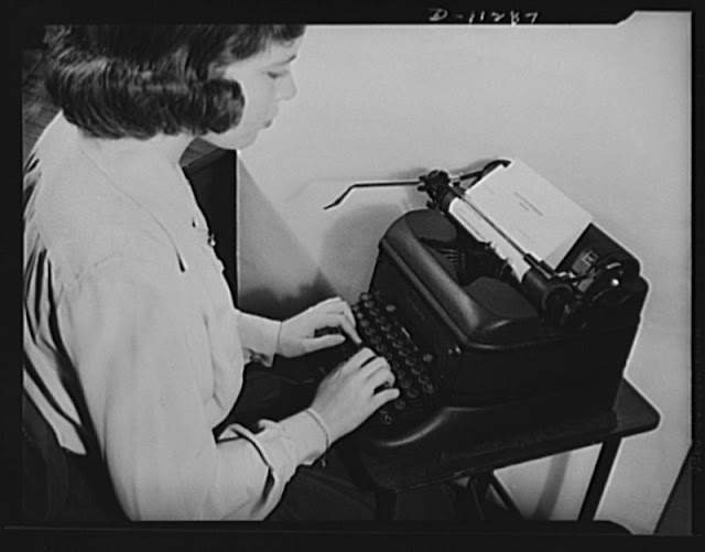 Copywork - A Retypeable Evening at the Typewriter