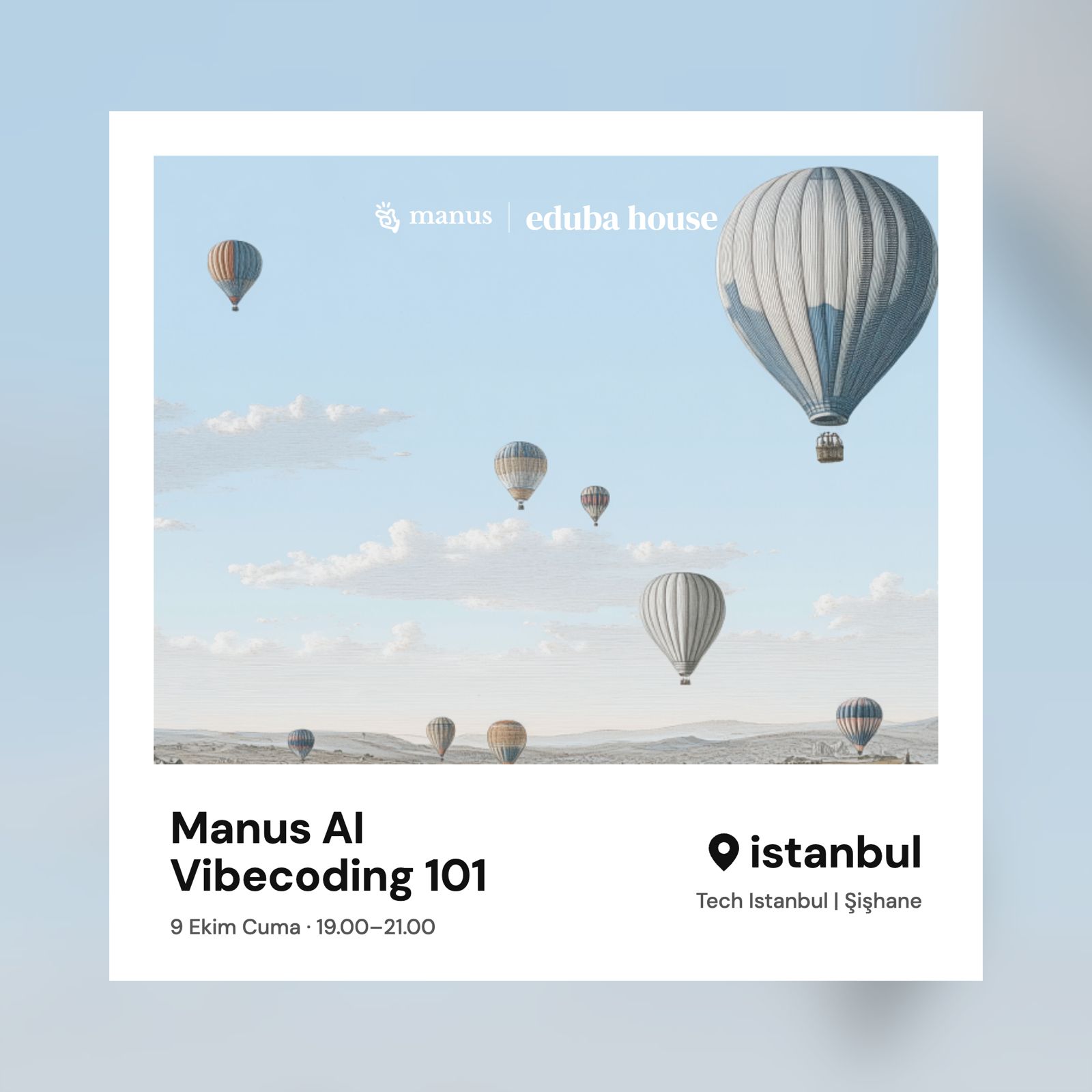 Manus x Eduba House Vibecoding