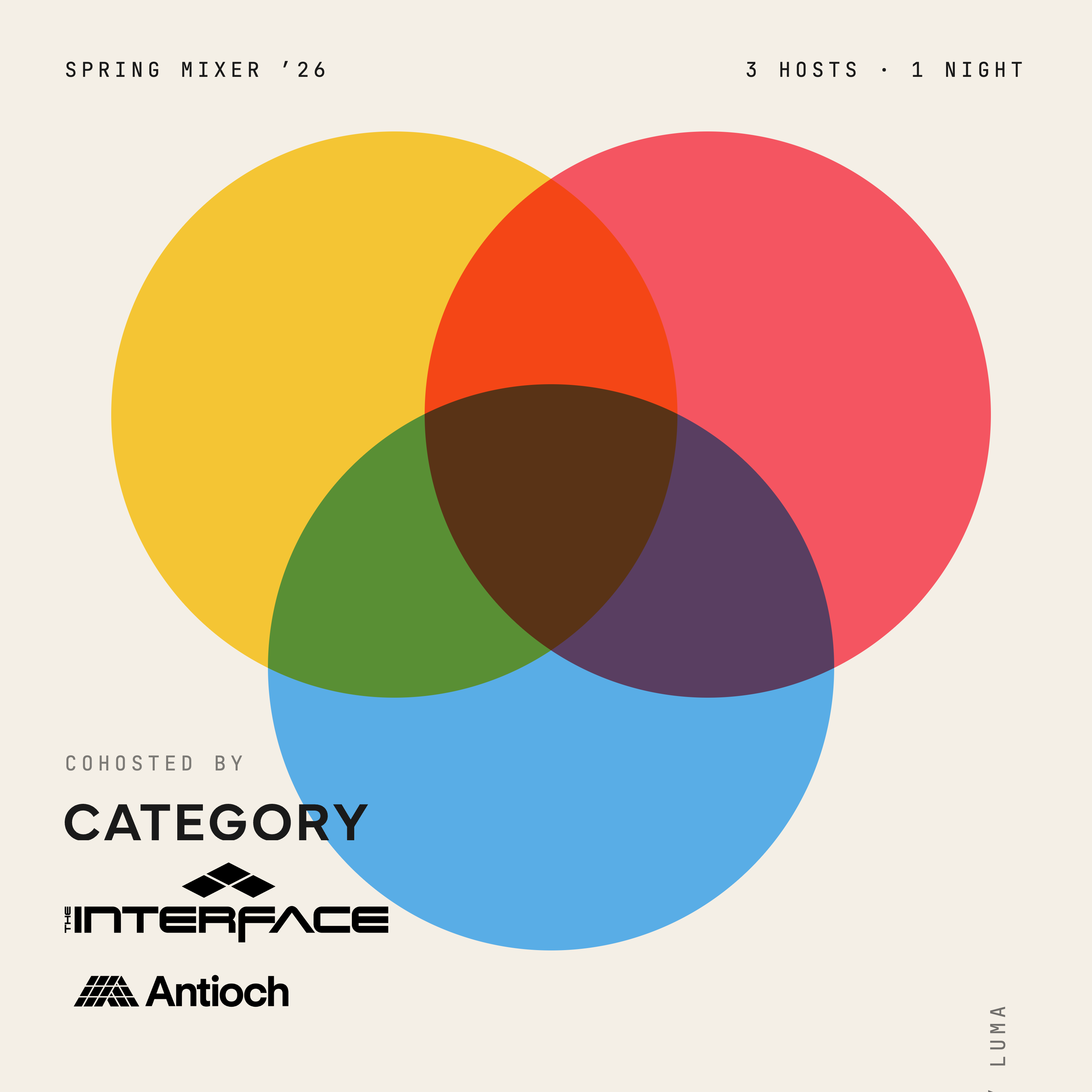 Cover art for #Category in NYC: Spring Mixer — New York, NY