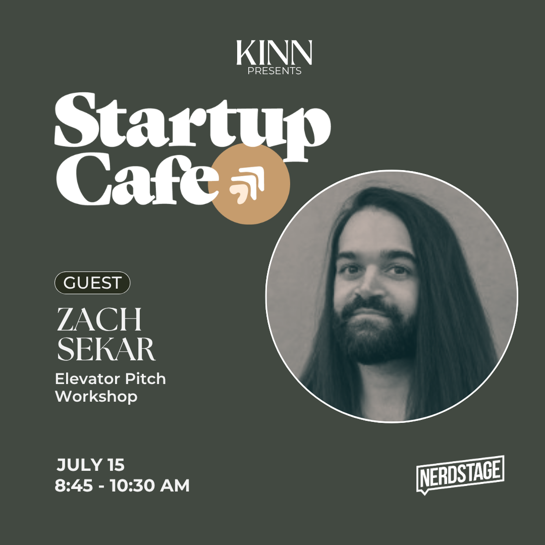 Startup Cafe: Elevator Pitch Workshop