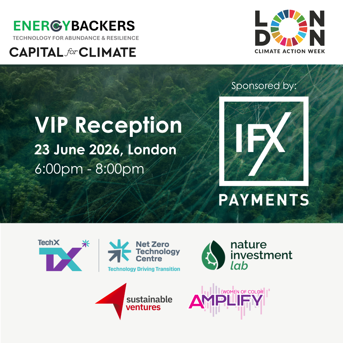 Cover art for #Energybackers Investment Showcase and Pilot Camp Pre event VIP Reception — 11 Pilgrim St