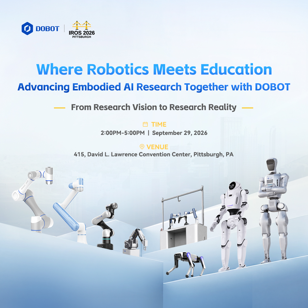 Wo Robotik auf Bildung trifft: Gemeinsam mit DOBOT die Forschung zu verkörperter KI voranbringen