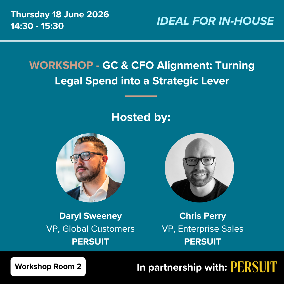 Cover art for #GC & CFO Alignment: Turning Legal Spend into a Strategic Lever — London, United Kingdom