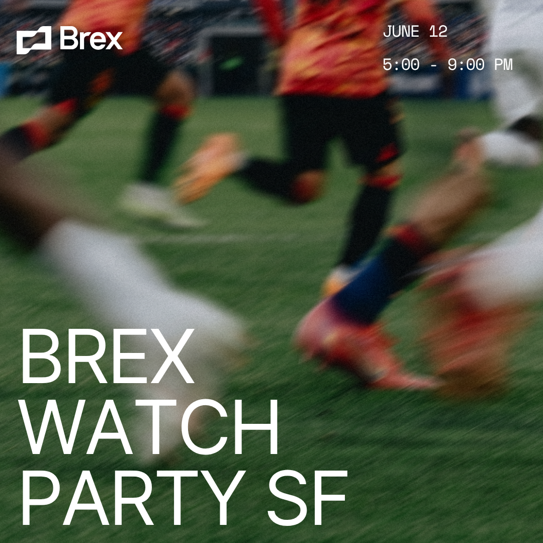 Cover art for #Brex Watch Party SF ⚽️ — San Francisco, CA
