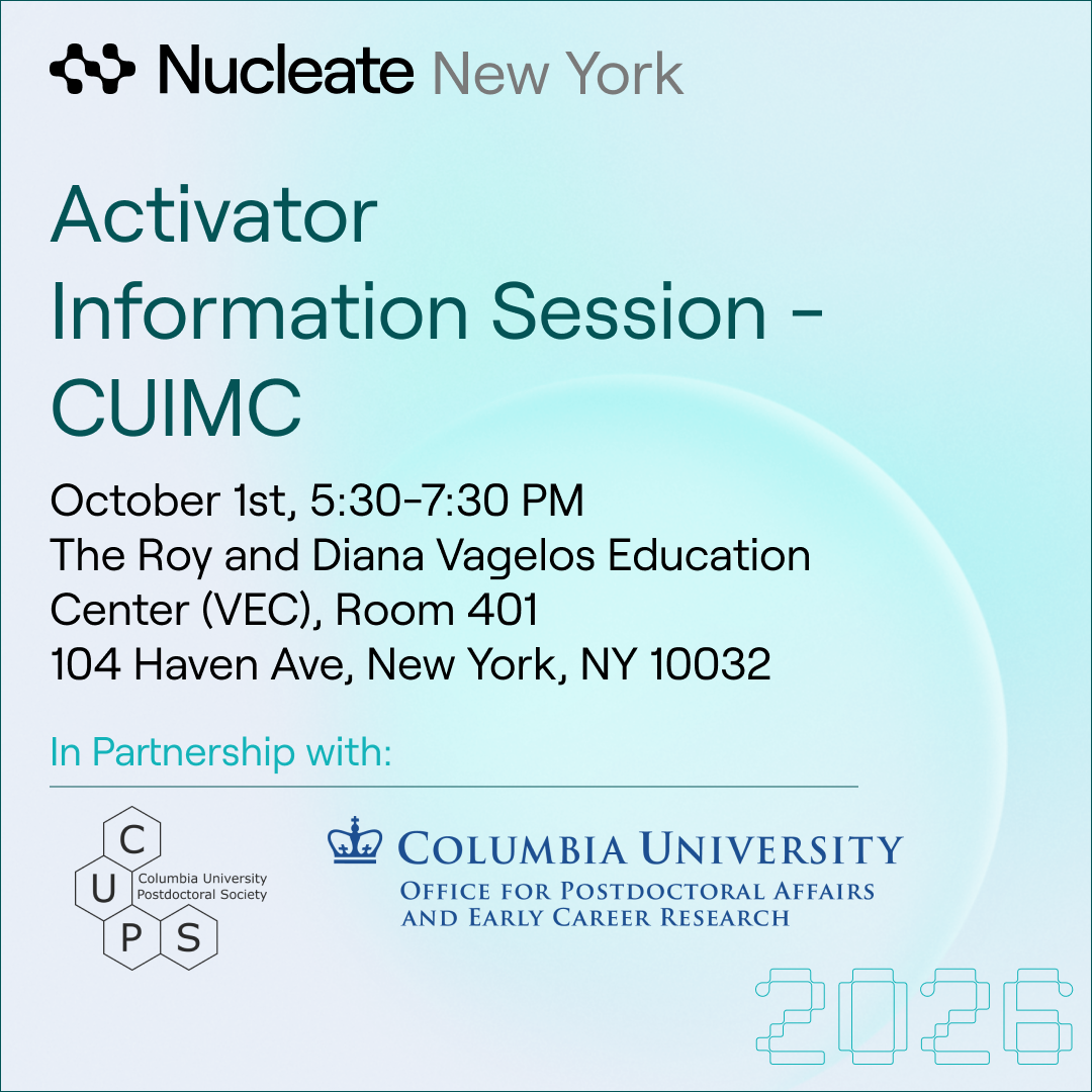 Nucleate NY Activator Info Session- CUIMC