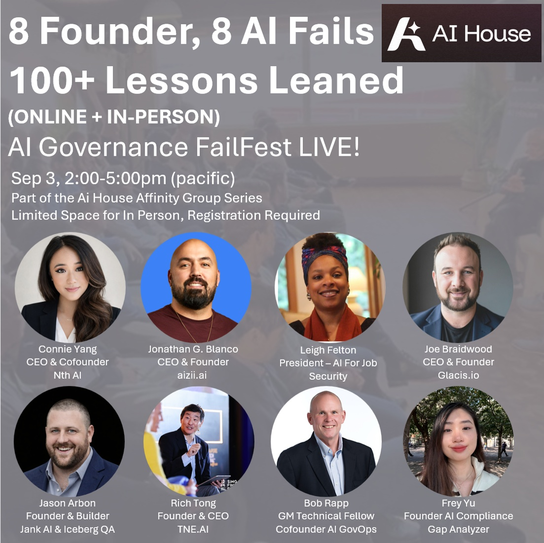 AI Governance (In Person + Online): FailFest LIVE!